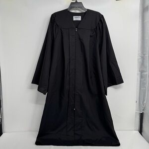 Graduation Gown Black Matte by Graduate Pro Size 48 (S) 5'3" - 5'5" unisex